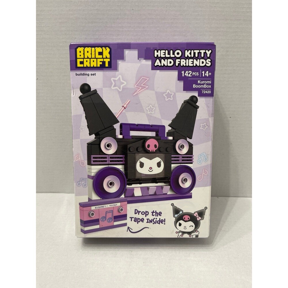 Brickcraft Hello Kitty and Friends Kuromi Boombox Building Set 142 PCS New